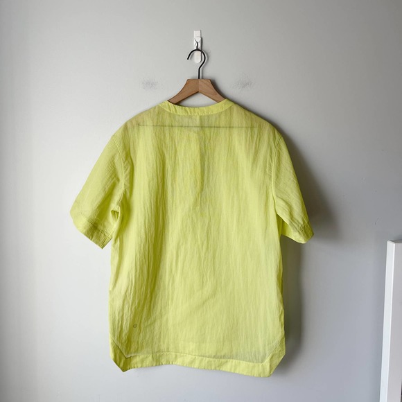 Lululemon Women's Clear Intentions Yellow Green Top Size 6 - Picture 5 of 6